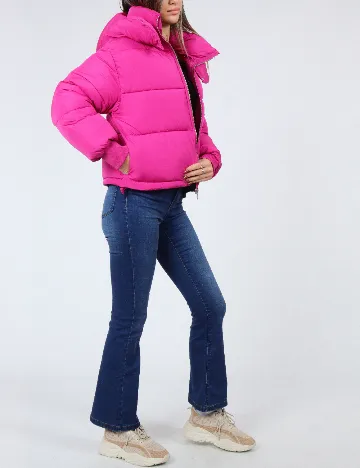 Geaca Don t Call Me Jennyfer, roz Roz