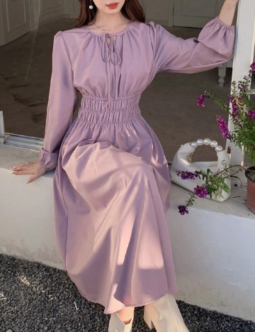 Rochie medie Dazy, mov