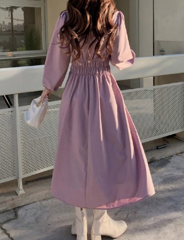 Rochie medie Dazy, mov