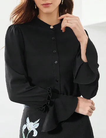 Camasa MOTF, negru Negru