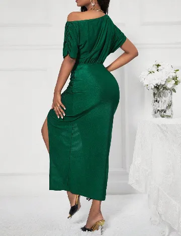 Rochie lunga SHEIN, verde Verde