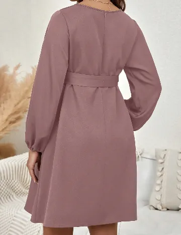 Rochie scurta SHEIN Maternity, roz Roz