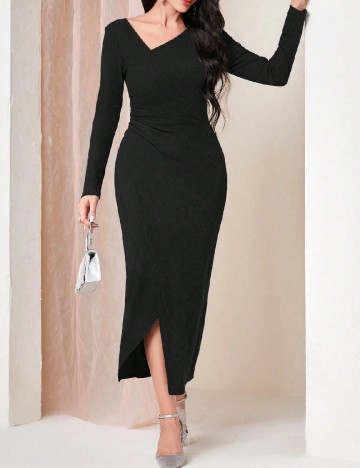 Rochie lunga SHEIN, negru