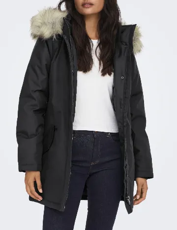 Geaca Only, negru Negru