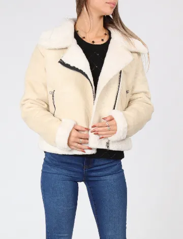 Jacheta Stradivarius, crem Crem