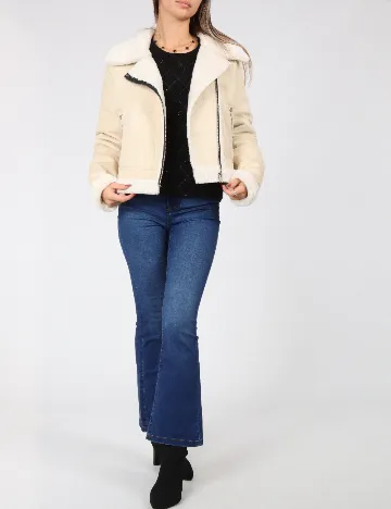 Jacheta Stradivarius, crem Crem