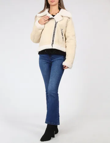 Jacheta Stradivarius, crem Crem