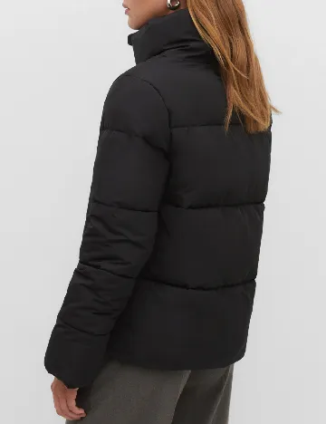 Geaca Stradivarius, negru Negru