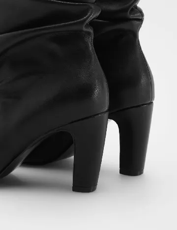 Botine Reserved, negru Negru