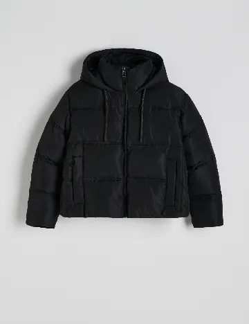 Geaca Reserved, negru Negru