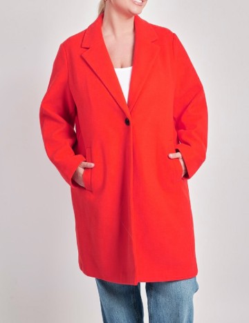 Palton Vero Moda Curve, rosu
