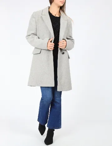 Palton Stradivarius, gri Gri