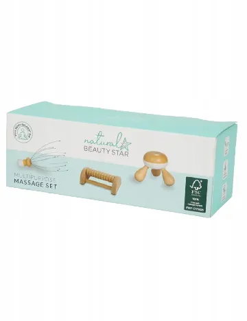Set accesorii masaj Beauty Star, maro Maro