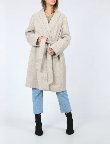Palton Vero Moda, bej Crem
