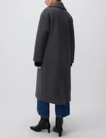 Palton oversize Reserved, gri Gri