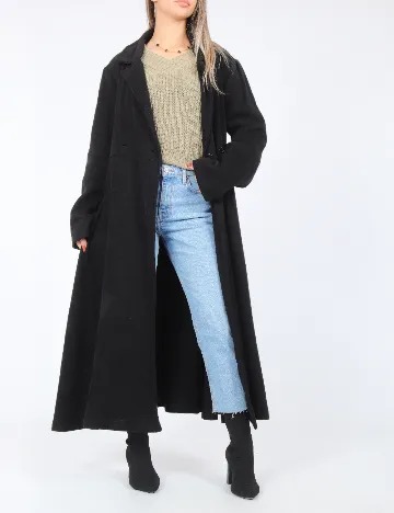 Palton SHEIN, negru Negru