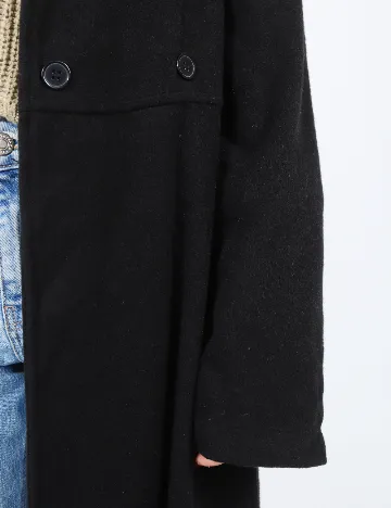 Palton SHEIN, negru Negru
