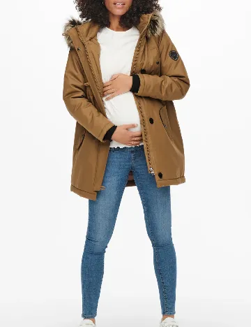 Geaca Only Maternity, maro Maro