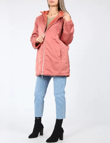 Geaca reversibila Only, roz Roz