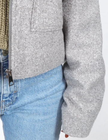 Jacheta Vero Moda, gri Gri