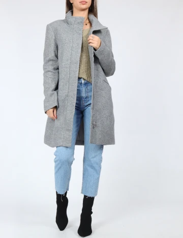 Palton Vero Moda, gri Gri