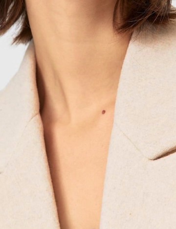 Palton Stradivarius, crem
