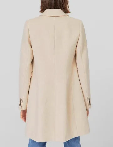 Palton Stradivarius, crem Crem