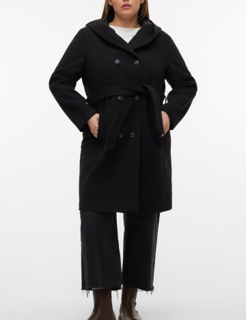 Palton Vero Moda Curve, negru