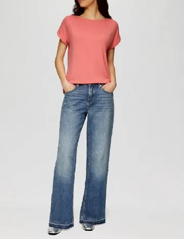Tricou Q/S, roz Roz