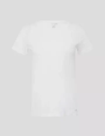 Tricou Q/S, alb Alb
