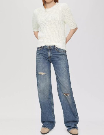 Bluza Q/S, alb