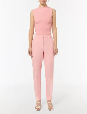 Pantaloni Comma, roz Roz