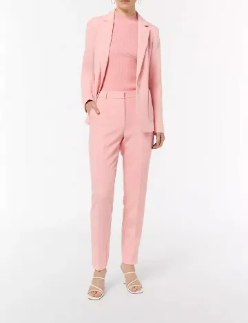 Pantaloni Comma, roz Roz