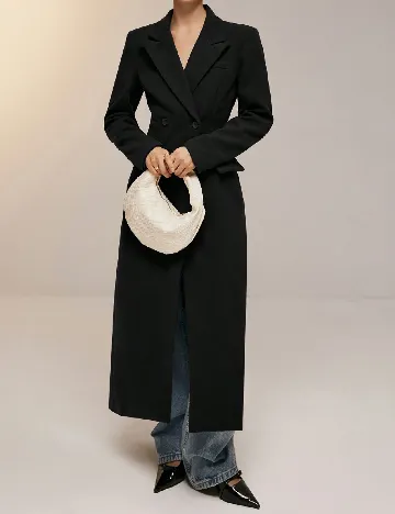 Palton SHEIN, negru Negru