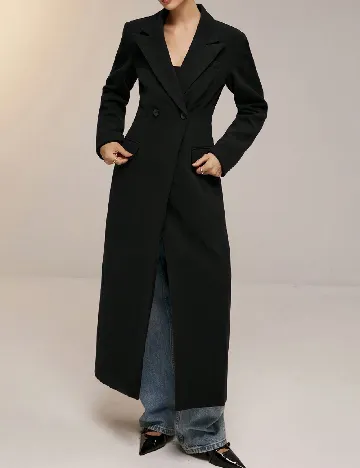 Palton SHEIN, negru Negru