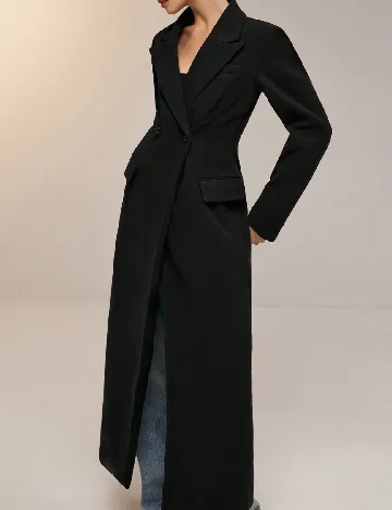 Palton SHEIN, negru Negru