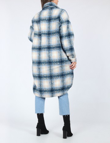 Jacheta Only, albastru/crem