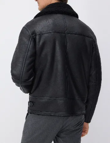 Geaca Reserved, negru Negru