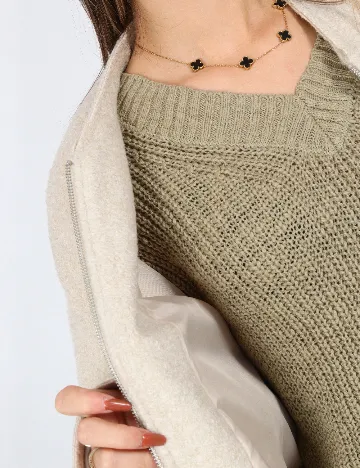 Jacheta Vero Moda, crem Crem