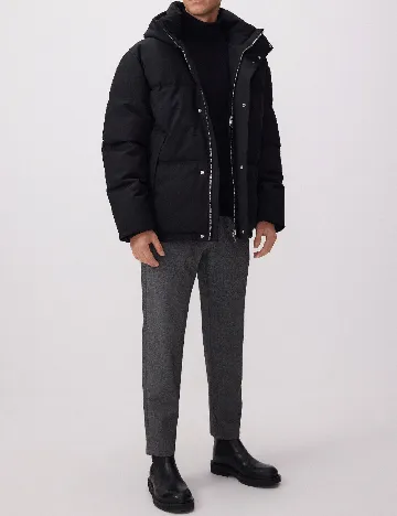 Geaca Reserved, negru Negru