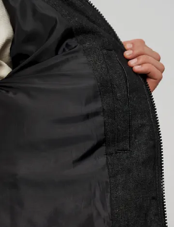 Geaca Reserved, negru Negru