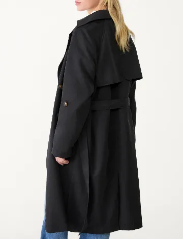 Trench Stradivarius, negru Negru