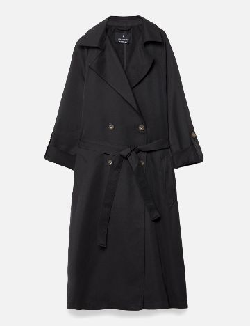 Trench Stradivarius, negru