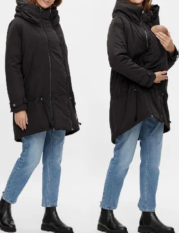 Geaca Mamalicious, negru Negru