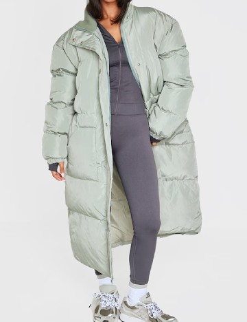 Geaca PrettyLittleThing, verde