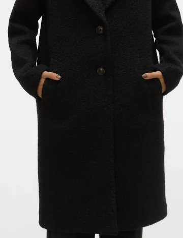 Palton Vero Moda, negru Negru