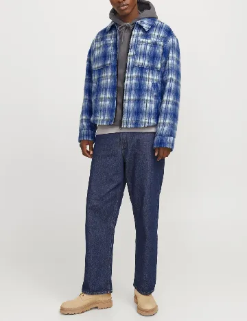 Jacheta Jack&Jones, albastru Albastru