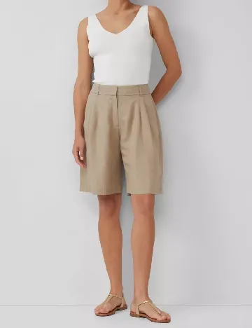 Pantaloni scurti s.Oliver, bej Crem
