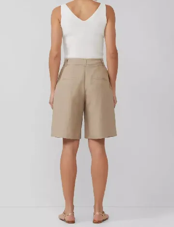 Pantaloni scurti s.Oliver, bej Crem