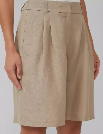 Pantaloni scurti s.Oliver, bej Crem